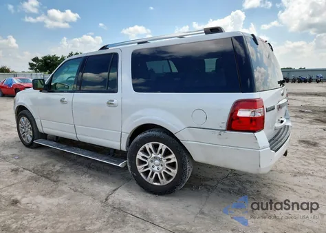 2012 Ford Expedition El Limited z USA, uszkodzony, nr VIN 1FMJK1K55CEF63755